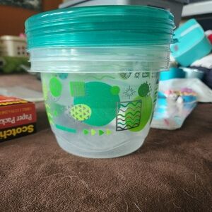 Teal Food Storage Container Set